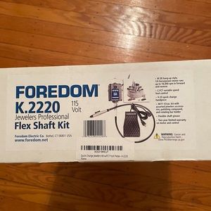 Brand new, box never opened. Foredom professional Industrial Rotary Tool Kit